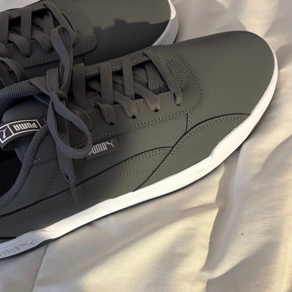 Puma Men’s Skate Sneakers Low Gravity Athletic Training Shoe Gray - Picture 3 of 7